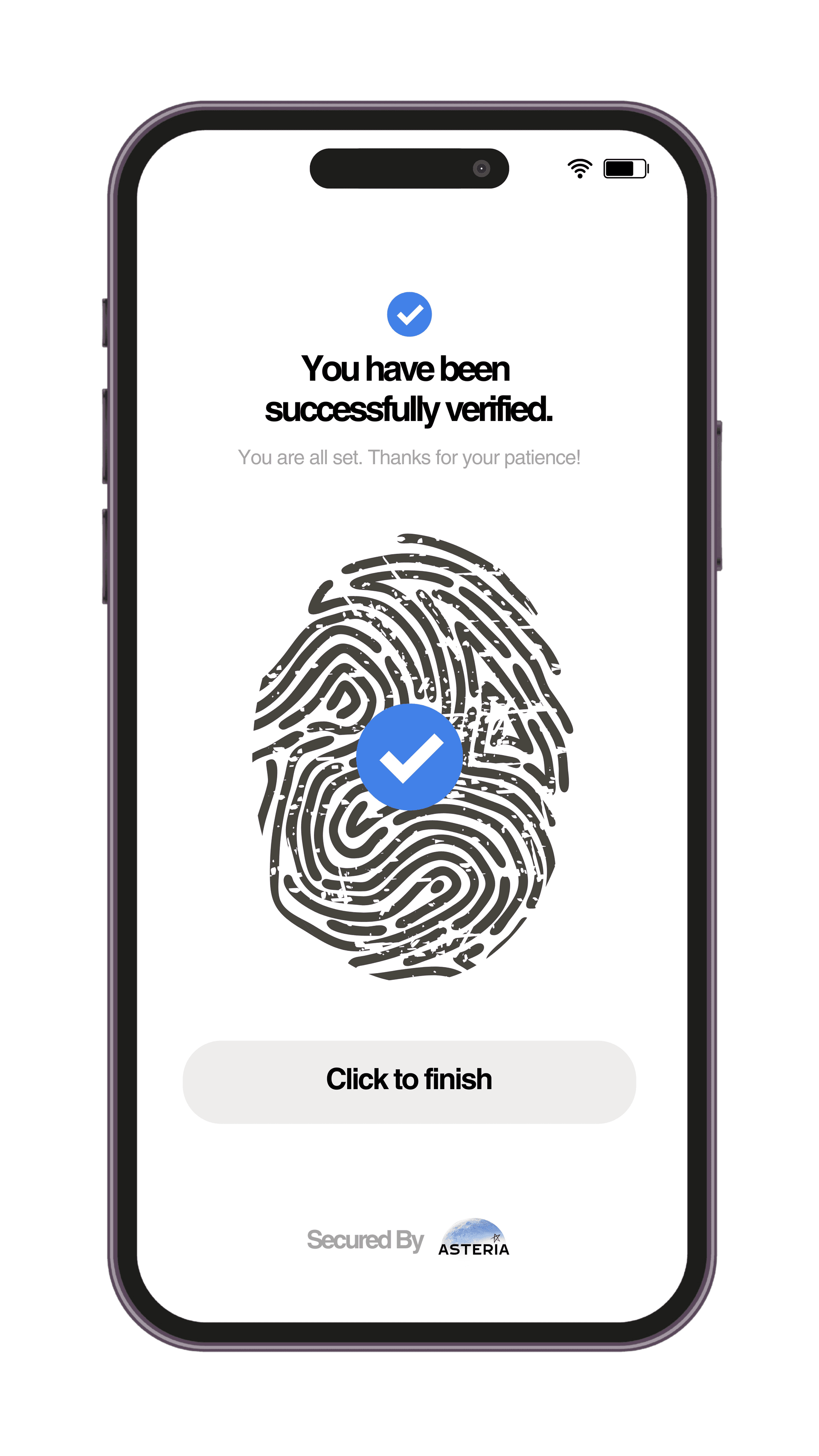 Identity Verified